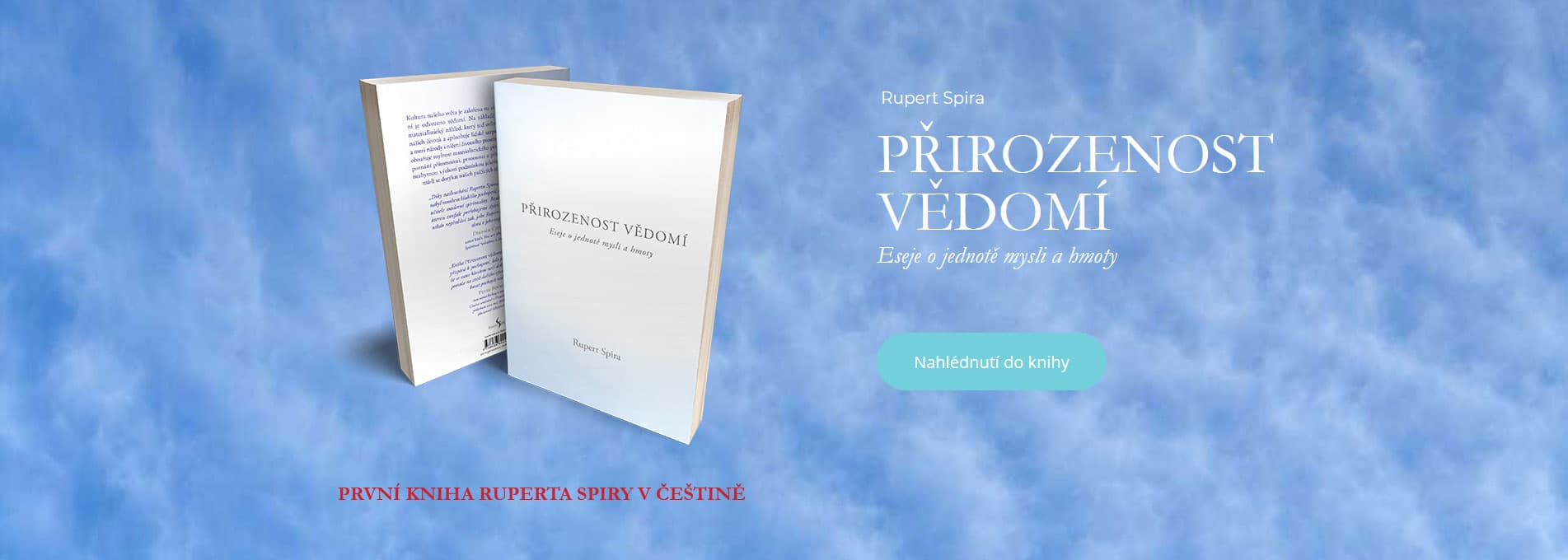 Rupert Spira kniha Přirozenost vědomí